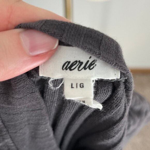 Aerie High Neck Ribbed Tank Top - Picture 6 of 7